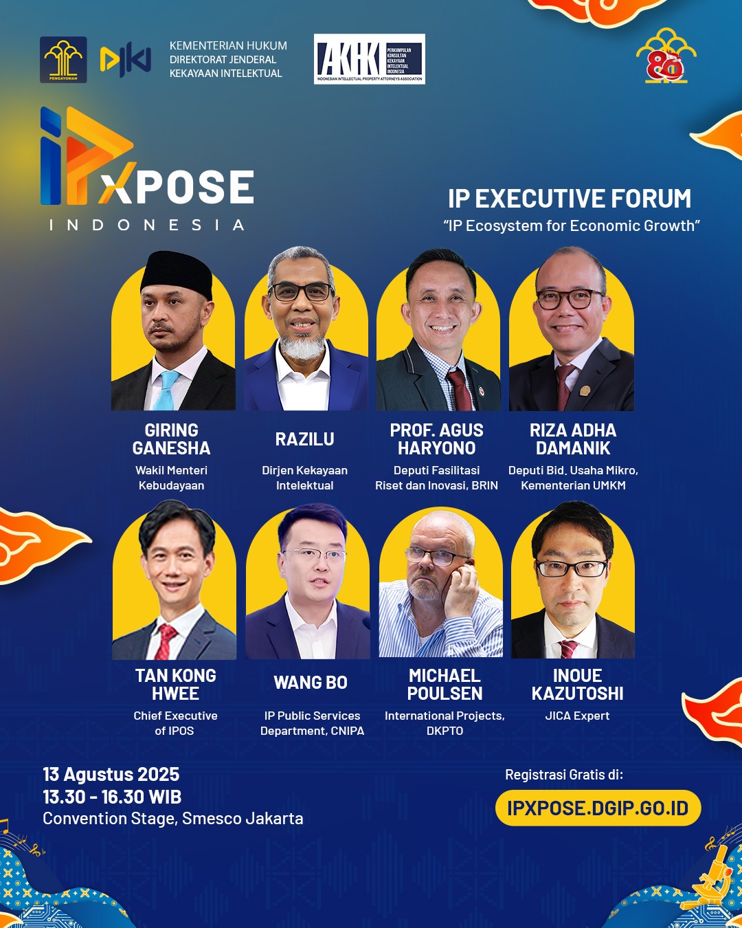 Gambar untuk agenda Executive Forum: IP Ecosystem for Economic Growth